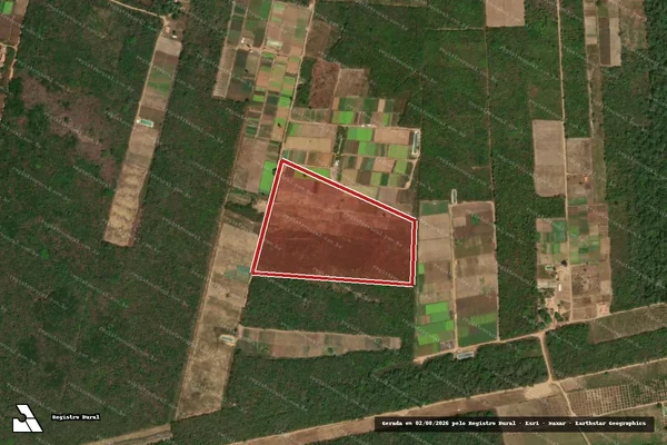 Imagem de satélite — Embargo IBAMA — Infração da Flora — Tianguá/CE