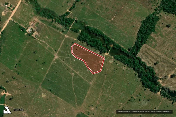 Imagem de satélite de Infração Ambiental em Porto Velho - RO