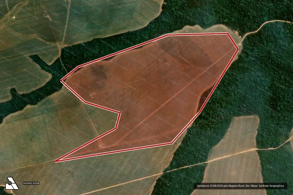 Imagem de satélite de Infração Ambiental em Altamira - PA
