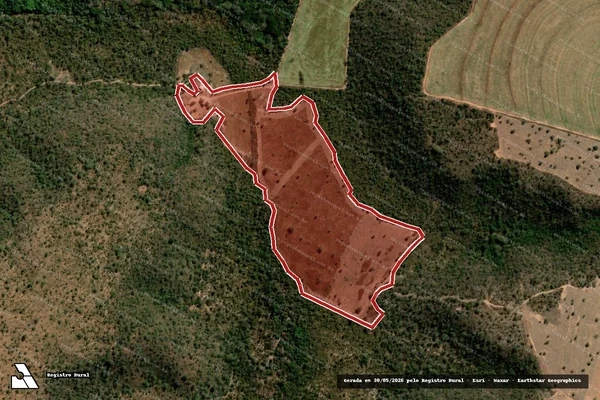 Imagem de satélite de Infração da Flora em Arinos - MG