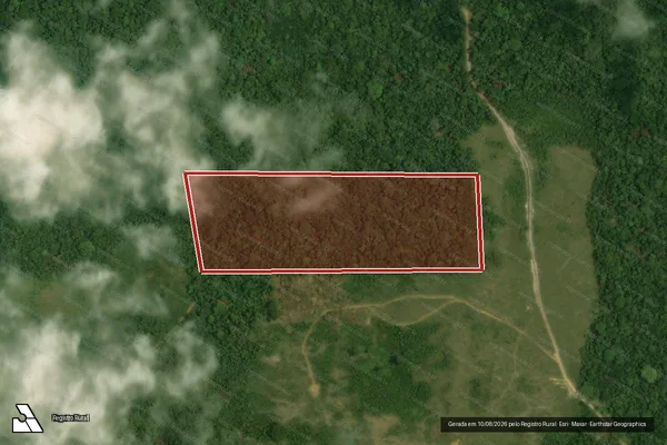 Imagem de satélite de Infração da Flora em Pacajá - PA