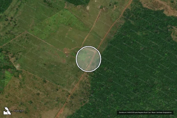 Imagem de satélite de Infração Ambiental em Caracaraí - RR