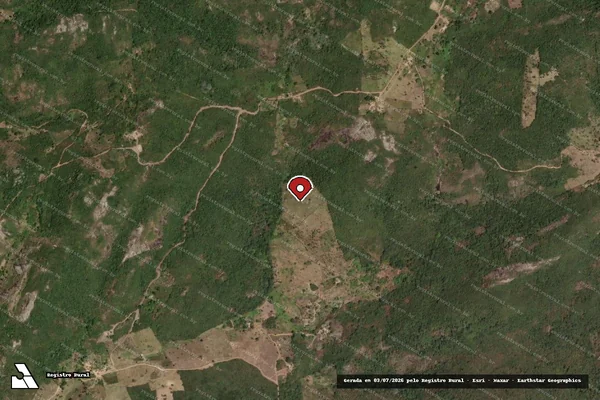 Imagem de satélite — Embargo IBAMA — Infração da Flora — Pesqueira/PE