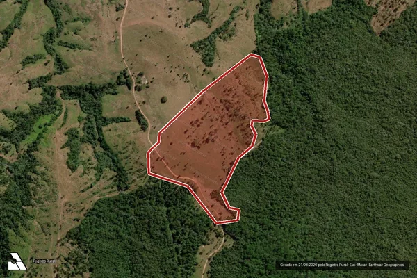 Imagem de satélite de Infração Ambiental em Altamira - PA