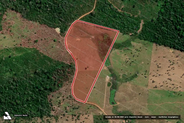 Imagem de satélite de Infração Ambiental em São Félix do Xingu - PA