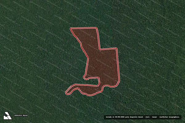 Imagem de satélite de Infração Ambiental em Lábrea - AM