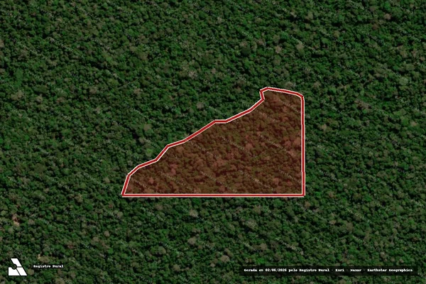 Imagem de satélite de Infração Ambiental em Candeias do Jamari - RO