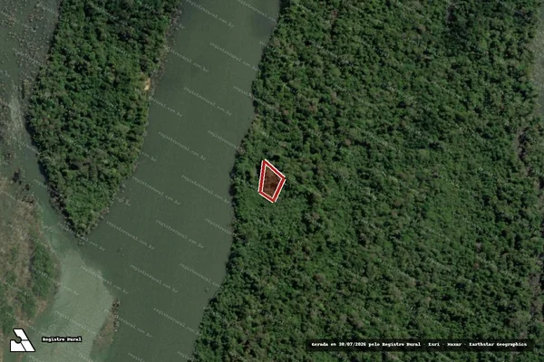 Imagem de satélite de Infração Ambiental em Altamira - PA