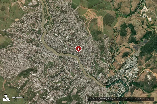 Imagem de satélite — Embargo IBAMA — Infração da Fauna - Cariacica/ES