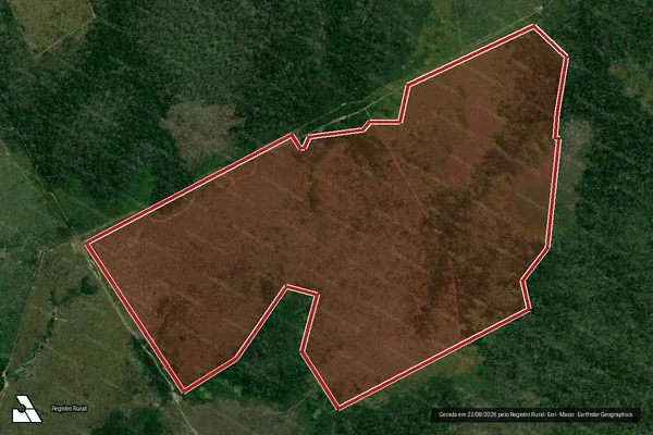 Imagem de satélite de Infração da Flora em Apuí - AM