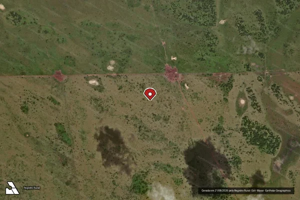 Imagem de satélite — Embargo Ambiental - Lagoa da Confusão/TO