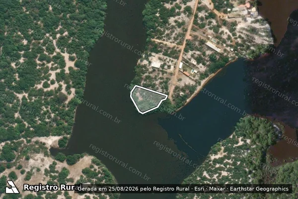 Imagem de satélite de Infração Ambiental em Itapemirim - ES
