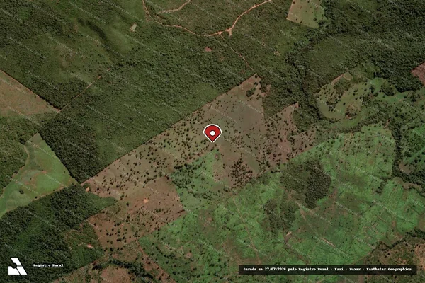Imagem de satélite — Embargo IBAMA — Desmatamento — Formosa da Serra Negra/MA