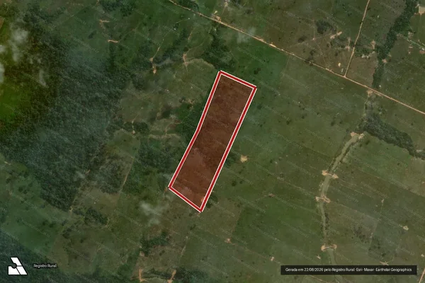 Imagem de satélite — Embargo Ambiental - Porto Acre/AC