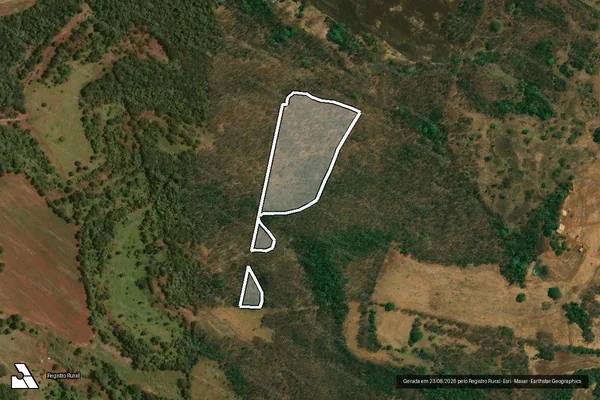 Imagem de satélite de Infração da Flora em Itumbiara - GO