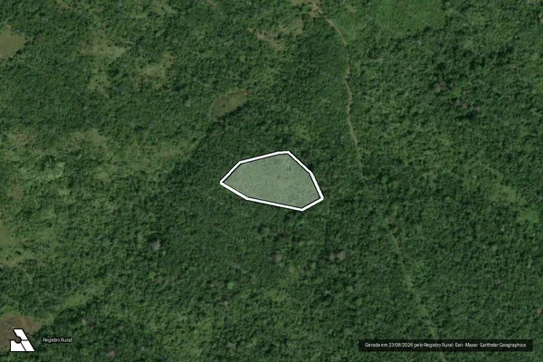 Imagem de satélite de Infração Ambiental em Mucajaí - RR