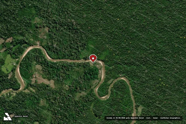 Imagem de satélite — Embargo IBAMA — Infração da Flora — Marechal Thaumaturgo/AC
