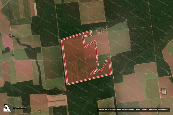 Imagem de satélite de Infração da Fauna em Ipiranga do Norte - MT