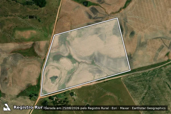 Imagem de satélite de Infração da Flora em Dom Pedrito - RS