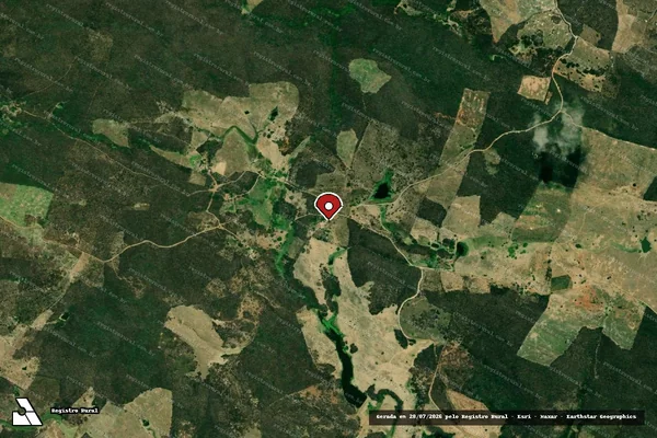 Imagem de satélite — Embargo IBAMA — Infração da Flora — Solidão/PE