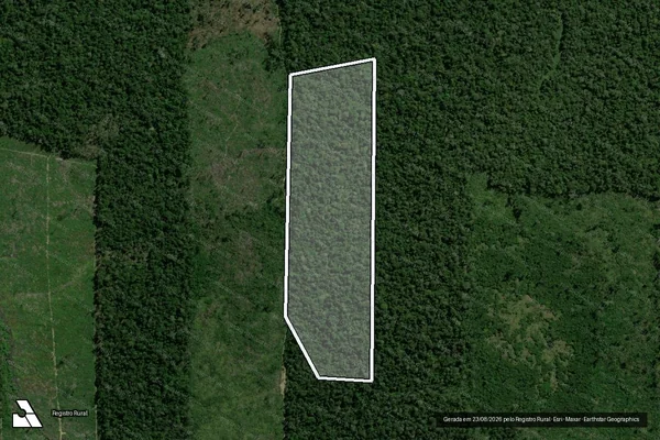 Imagem de satélite de Infração Ambiental em Candeias do Jamari - RO