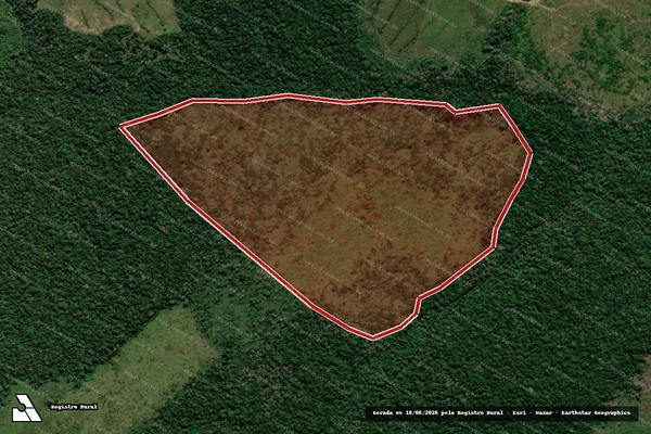 Imagem de satélite de Infração da Flora em Apuí - AM
