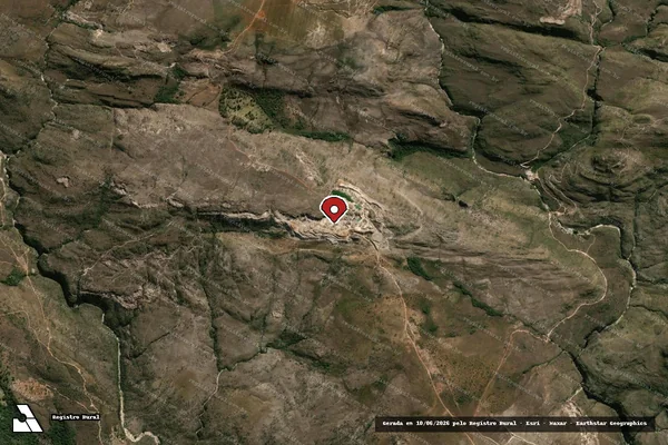 Imagem de satélite — Embargo IBAMA — Infração em Ecossistema não classificada. - Alpinópolis/MG