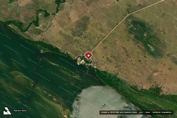 Imagem de satélite — Embargo Ambiental — Arapoema/TO