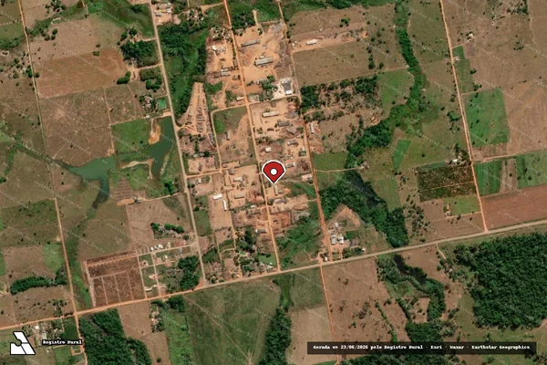 Imagem de satélite — Embargo IBAMA — Infração de Administração Ambiental(Não Classificada-Móvel) - Nova Bandeirantes/MT