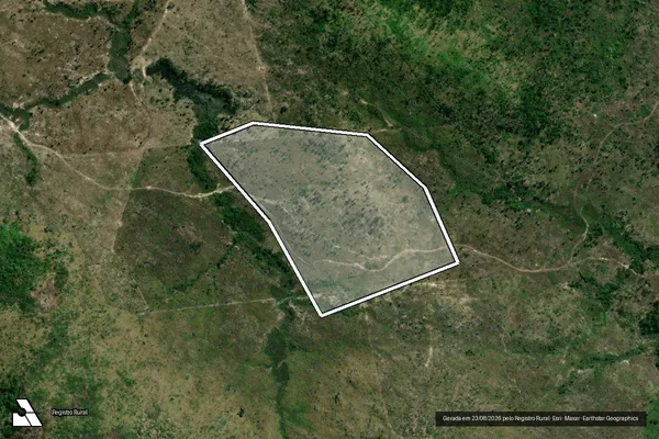 Imagem de satélite de Desmatamento em Colniza - MT