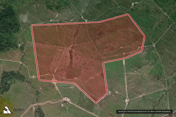 Imagem de satélite de Infração Ambiental em Altamira - PA