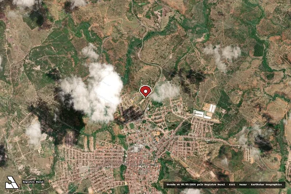 Imagem de satélite — Embargo IBAMA — Infração Ambiental — Ruy Barbosa/BA