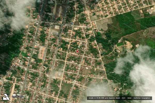 Imagem de satélite de Infração da Flora em Centro Novo do Maranhão - MA