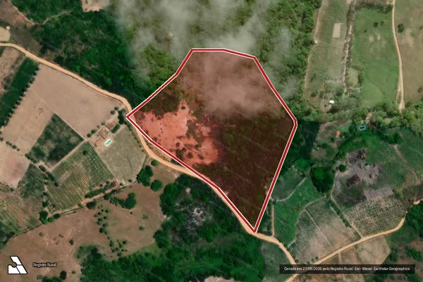 Imagem de satélite de Infração Ambiental em Lagarto - SE