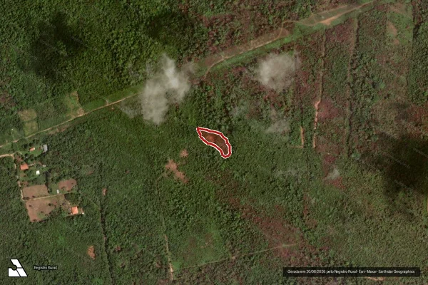 Imagem de satélite de Infração da Flora em Teresina - PI