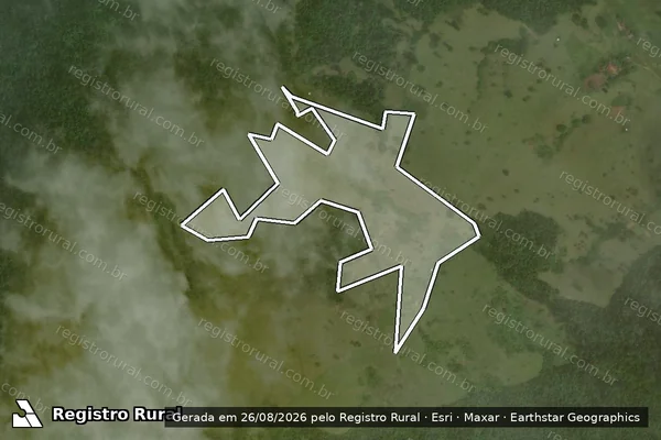 Imagem de satélite — Embargo IBAMA — Infração da Flora — Itapebi/BA