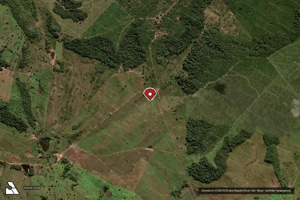 Imagem de satélite — Embargo IBAMA — Infração da Flora - Barra do Corda/MA