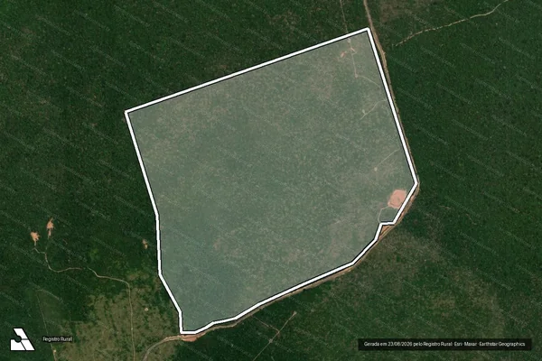 Imagem de satélite de Infração Ambiental em Uruará - PA