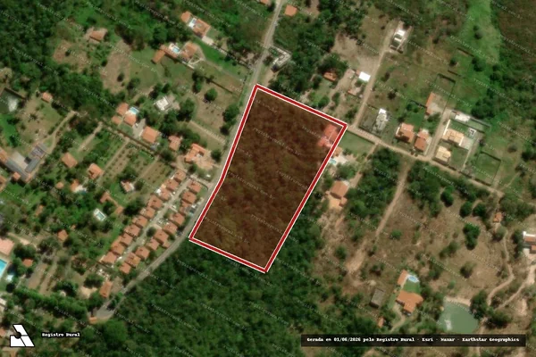 Imagem de satélite de Infração Ambiental em Crato - CE