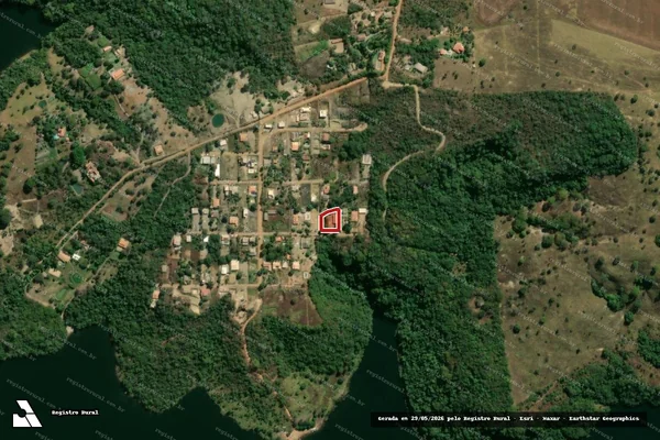 Imagem de satélite — Embargo IBAMA — Infração da Flora — Santo Antônio Do Descoberto/GO