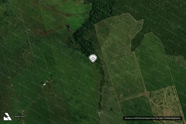 Imagem de satélite — Embargo Ambiental - Marcelândia/MT