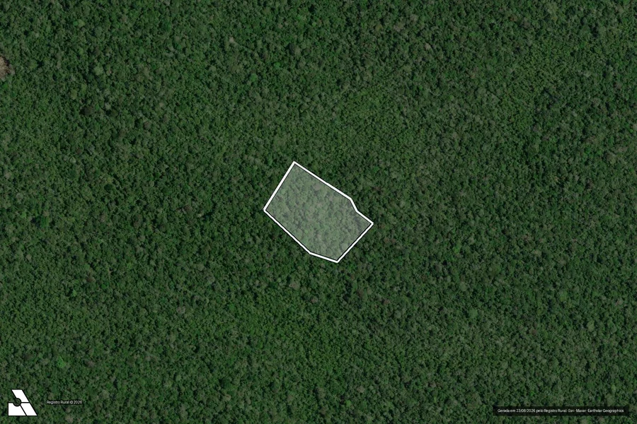 Imagem aérea do item A