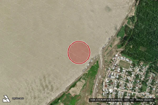 Imagem de satélite — Embargo IBAMA — Infração da Flora - Manacapuru/AM