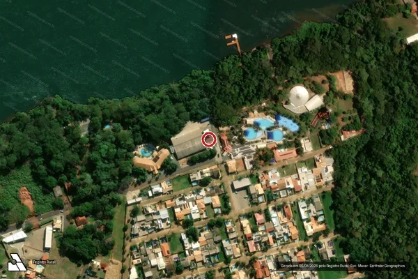 Imagem de satélite de Infração Ambiental em Porto Rico - PR