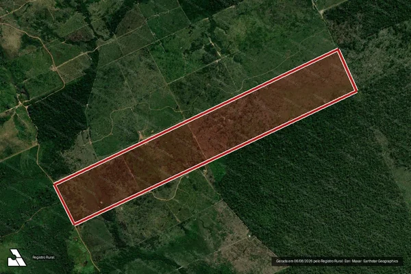 Imagem de satélite de Infração da Flora em Porto Velho - RO