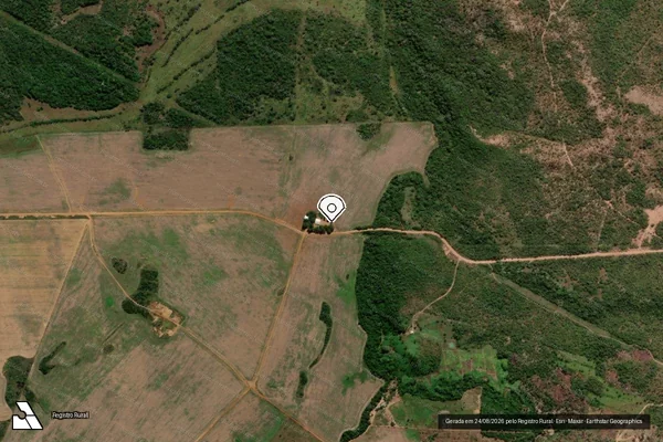Imagem de satélite de Infração Ambiental em Porto Nacional - TO