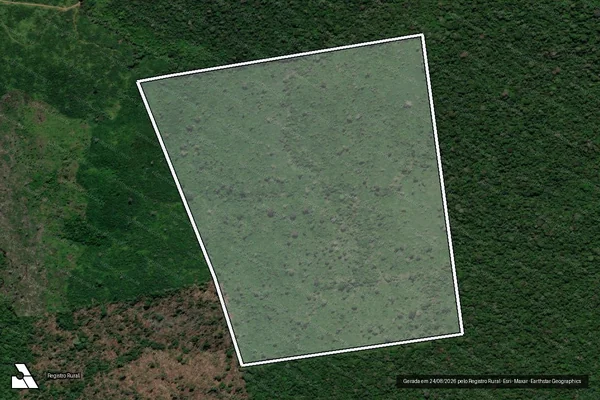 Imagem de satélite — Embargo Ambiental - Rurópolis/PA
