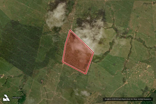 Imagem de satélite — Embargo IBAMA — Infração da Flora - Campo Novo de Rondônia/RO
