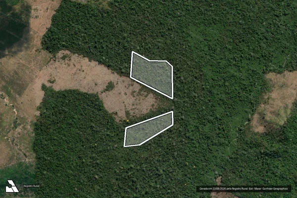Imagem de satélite de Infração da Flora em São Félix do Xingu - PA