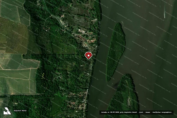 Imagem de satélite de Infração de Licenciamento(Não Classificada-Móvel) em Santa Rita - PB (marcador da localização)